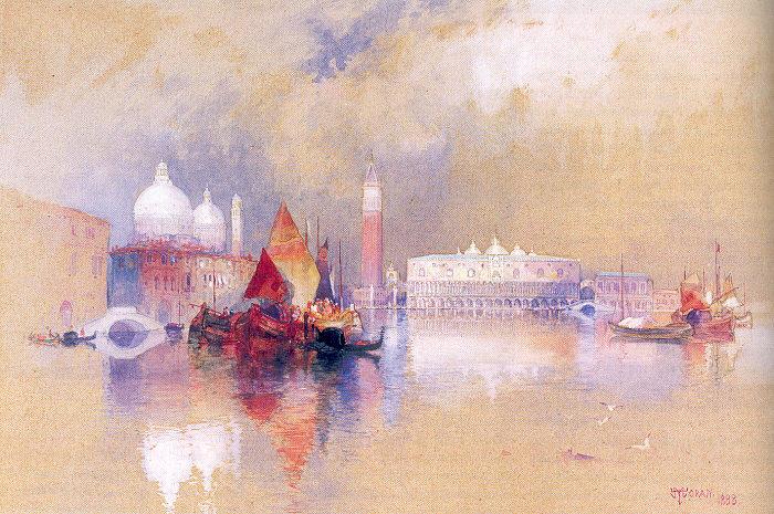Moran, Thomas View of Venice Germany oil painting art